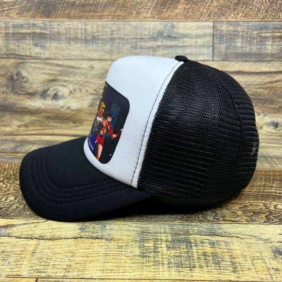 Streets Of Rage Mens Trucker Hat Black Snapback 1991 Sega Genesis Video Game Cap - Picture 4 of 8